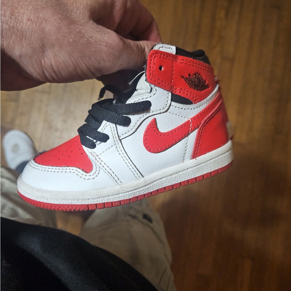 Jordan Red and White Sneakers Iconic Design
